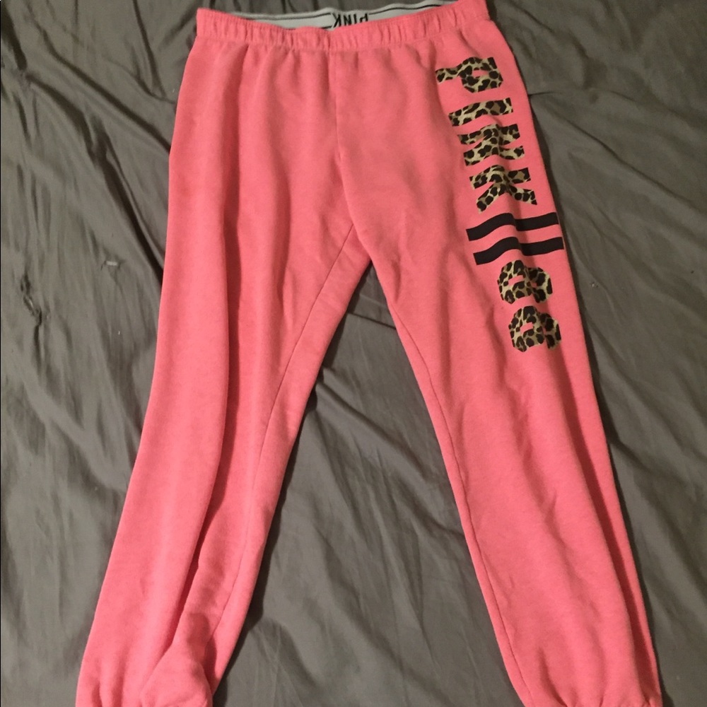 Pink sweatpants